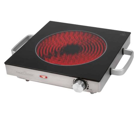 Електрическа витрокерамична плита, ProfiCook, PC-EKP1210, 1 зона, черен