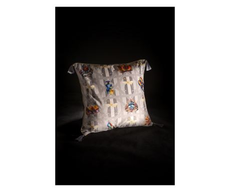 Jastuk Grace’s gala accessories, sivi, 50x20x50cm