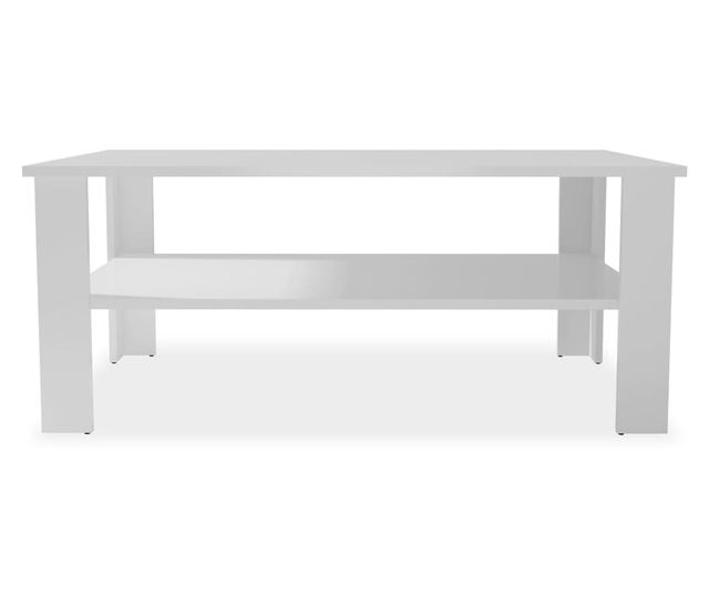 Stolić za kavu od iverice, 100 x 59 x 42 cm, bijeli