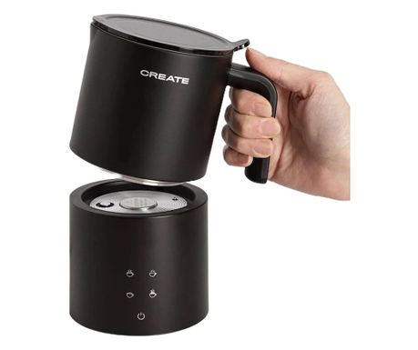 Aparat de spumare lapte, CREATE, Milk Frother Studio Pro, 620 ml, negru