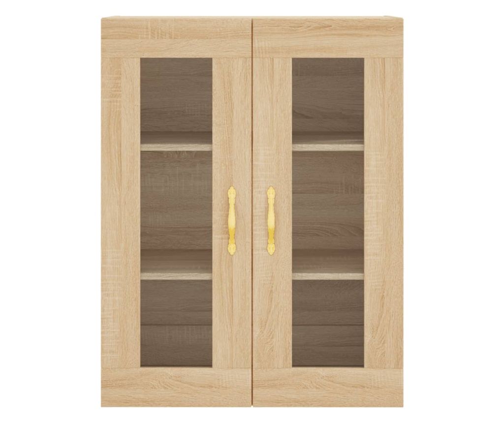 Visoka ormar, hrast sonoma, 69,5x34x180 cm, kompozitno drvo - 6