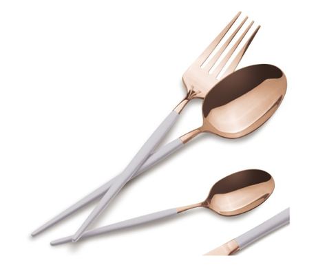24-delni komplet jedilnega pribora Taupe Berlinger Haus BH 3071, siv
