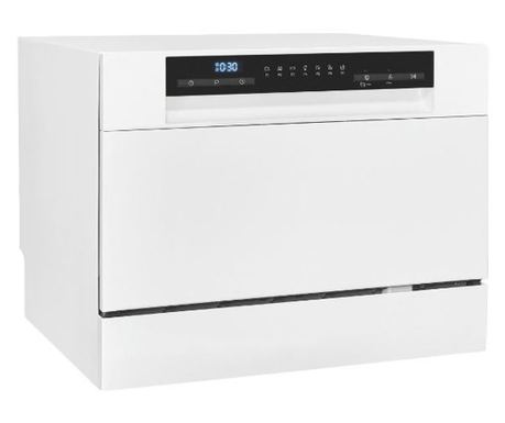 Beépíthető mosogatógép, Exquisit, 6 személyes, 55 cm, fehér