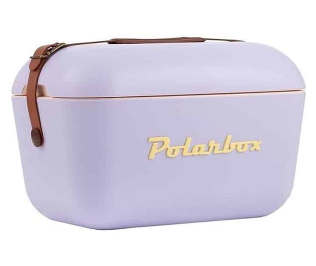Polarbox hűtőszekrény, Classic, 12 literes, retro dizájn, hidegen tartja az italokat és az ételeket, ideális piknikhez/strandra/
