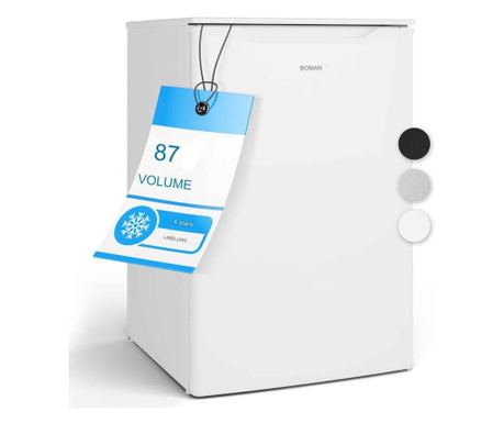 Mini congelator, Bomann, GS7253W, 87 litri, alb