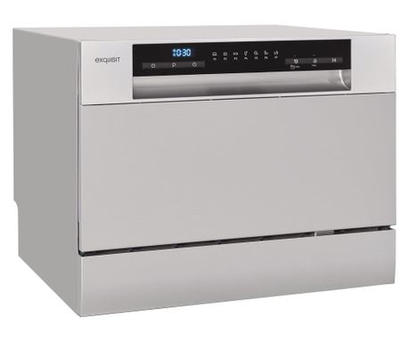 Masina de spalat vase, undercounter, Exquisit, GSP206-030GR, 6 seturi, gri