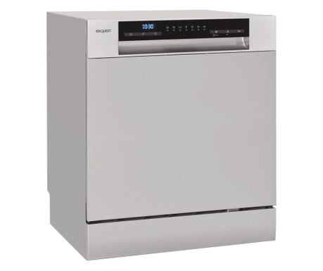 Masina de spalat vase slim, Exquisit, GSP508-030DGR, 6 seturi, gri