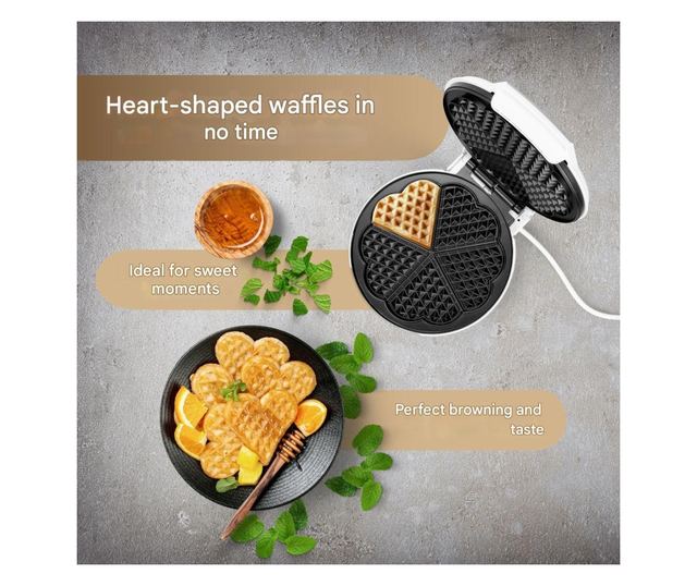 Уред за гофрети Bomann WA5018CB, бял