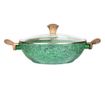 Tigaie wok Fissman-Μαλαχίτης, αλουμίνιο, 30x9 εκ., verde/maro