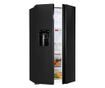 Frigider side by side, Exquisit, cu dispenser de apa, 513 litri, antracit