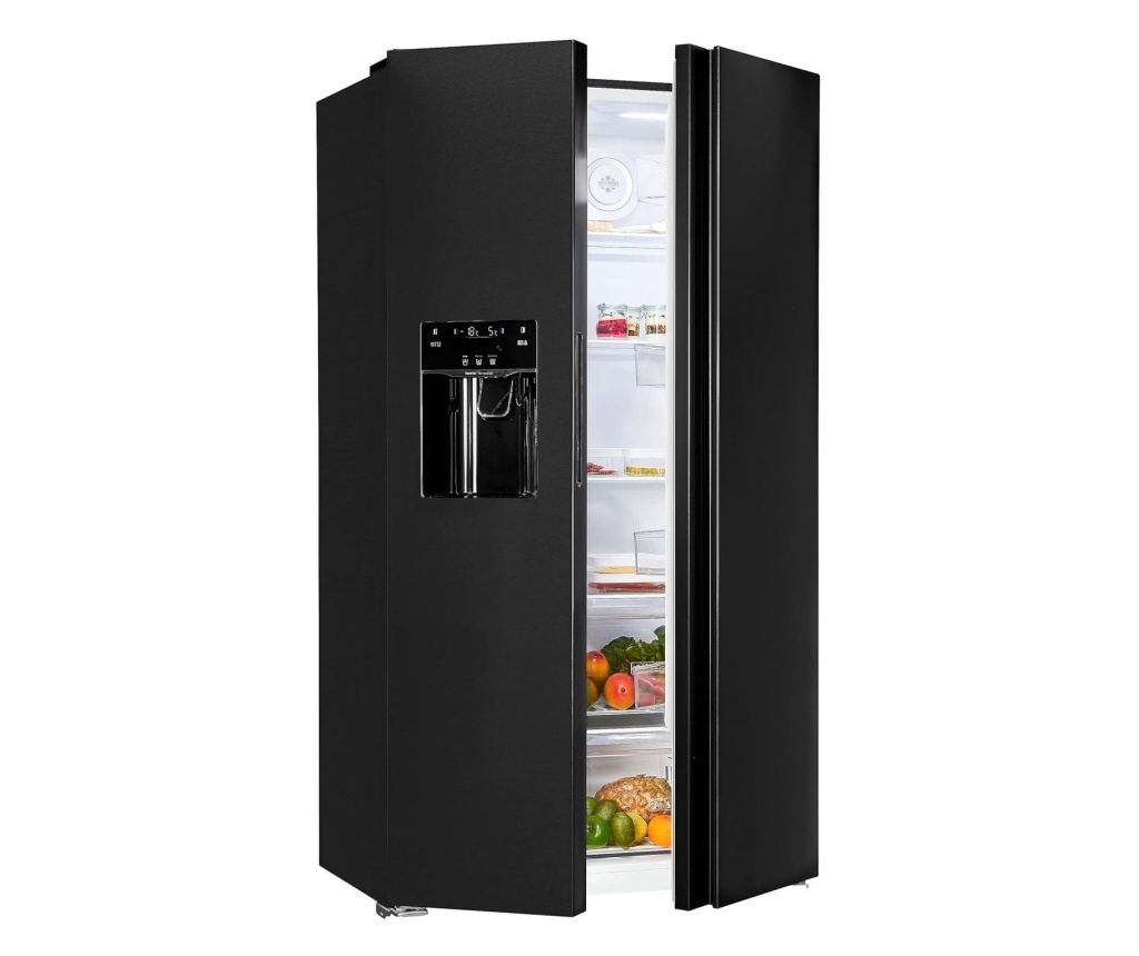 Frigider side by side, Exquisit, cu dispenser de apa, 513 litri
