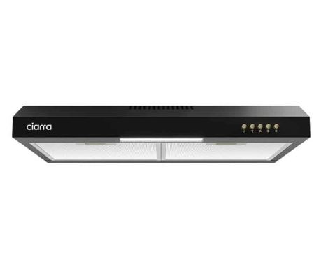 Вграждаем аспиратор, Ciarra, CBCB6903D-B, 220 m³/h, 60 cm, черен