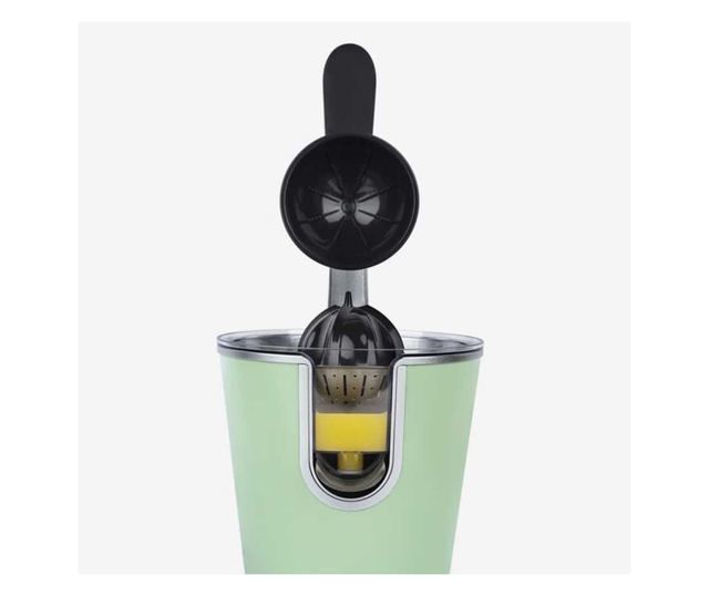 Elektromos citrusfacsaró, H.Koenig AGR88, BPA mentes, csendes, cseppmentes rendszer, mosógépben mosható, 160W, világoszöld