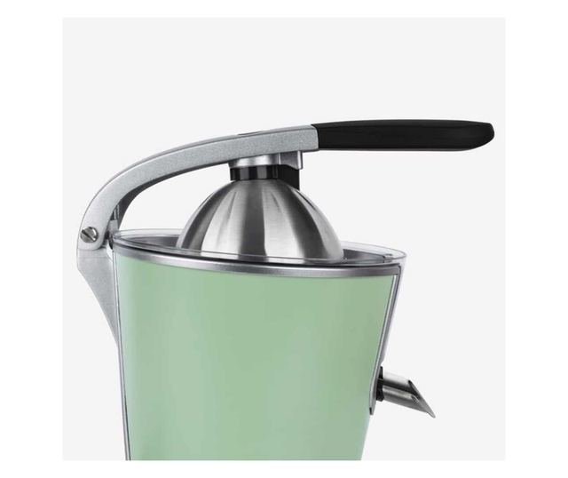 Elektromos citrusfacsaró, H.Koenig AGR88, BPA mentes, csendes, cseppmentes rendszer, mosógépben mosható, 160W, világoszöld