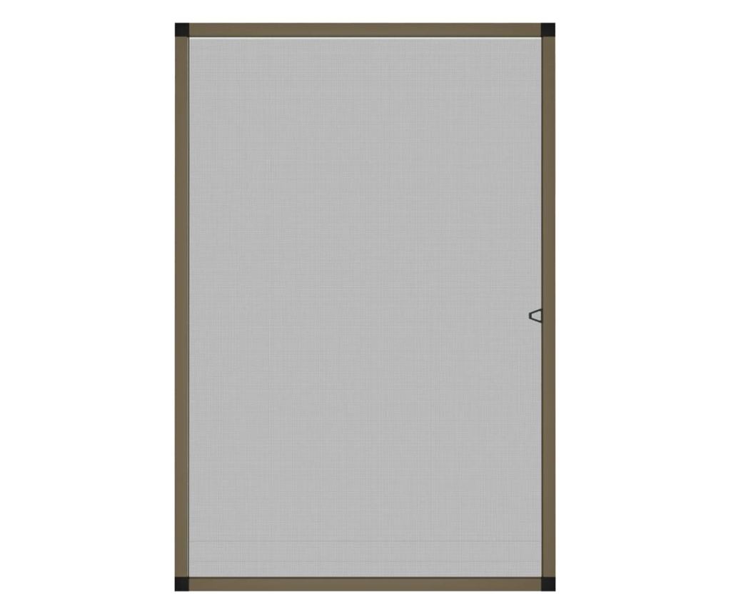 Síť proti hmyzu do oken, hnědá, 80x120 cm - 3