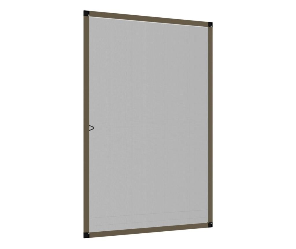 Síť proti hmyzu do oken, hnědá, 80x120 cm - 4