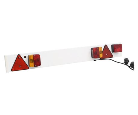 Trailer Light, Classic Bulb 12V, Red, 115x7x14 cm