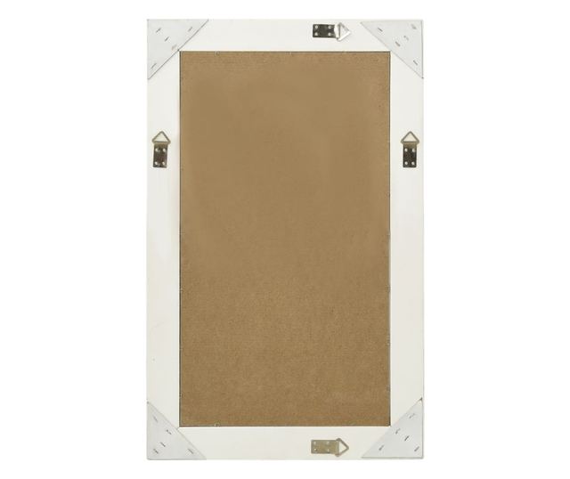 vidaXL Oglindă de perete în stil baroc, alb, 50 x 80 cm