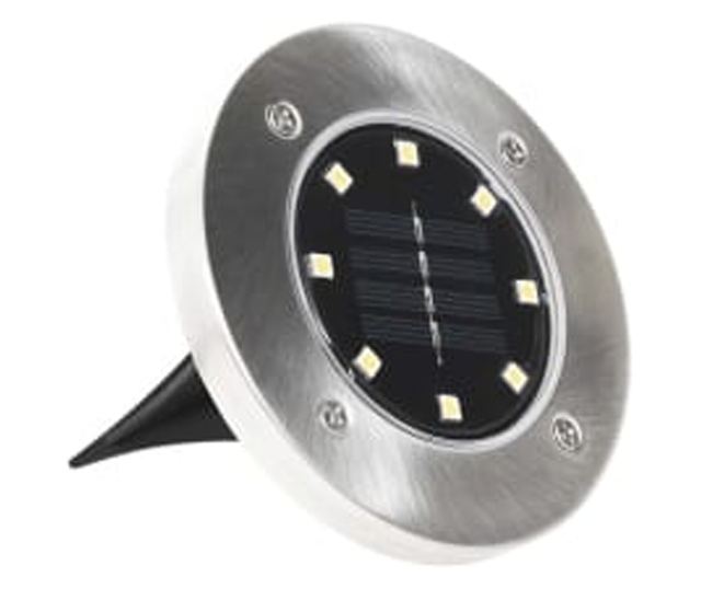 vidaXL Lămpi solare pentru sol, 8 buc., cu LED-uri RGB, colorate