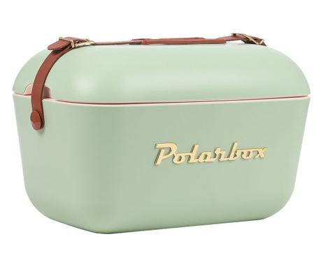 Cutie frigorifica, Polarbox, Gold, 20 litri, verde pastel