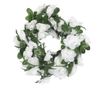 vidaXL Ghirlande de flori de Crăciun, 6 buc., alb, 240 cm