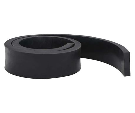 vidaXL Margine de cauciuc pentru plug de zăpadă negru 180x10x2 cm