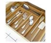 Organizator de tacamuri Stern, extensibil din bambus, 28,5-45x34x5 cm thumbnail 4