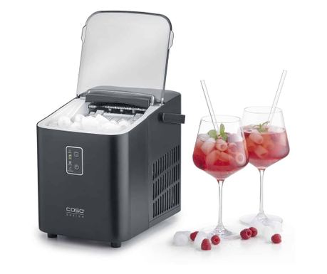 Masina de facut gheata cuburi, Caso Germany, IceChef Compact, 12 kg/24h, negru