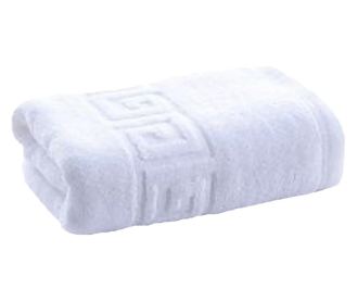 Prosop Kotonia Home Hotel - Greek Border, 100% Bumbac, 50x90 cm, Alb, 500g/mp