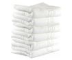 Prosop Kotonia Home Hotel - Greek Border, 100% Bumbac, 50x90 cm, Alb, 500g/mp