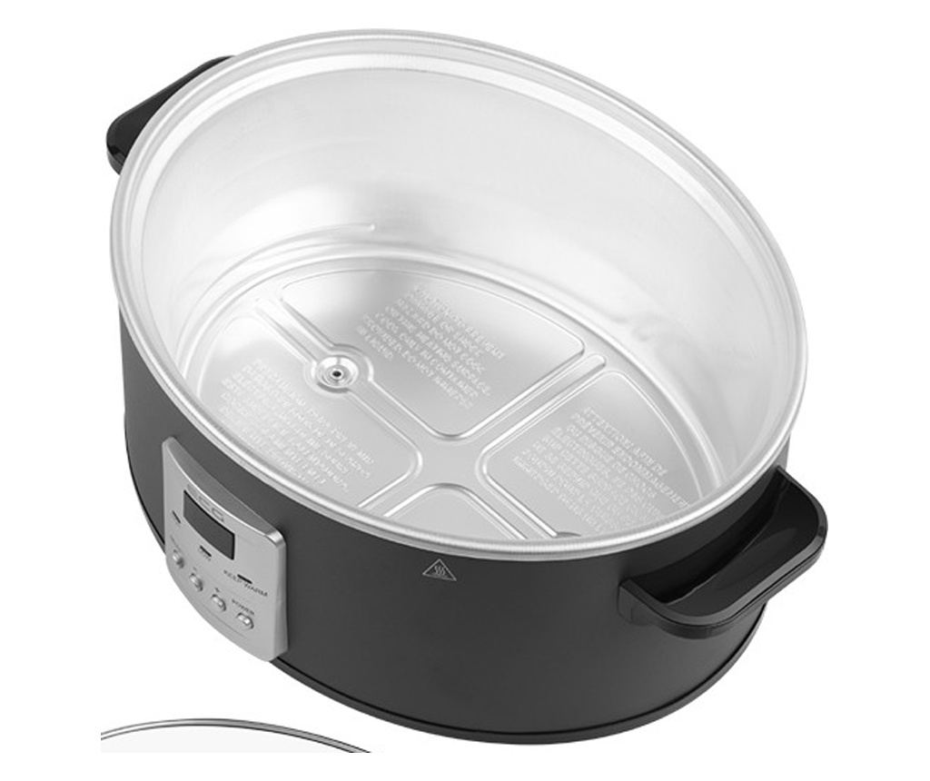 Oala electrica Slow cooker ECG PH 6530 Master, 6.5 litri, 270 W, vas ceramic, afisaj LED - 10