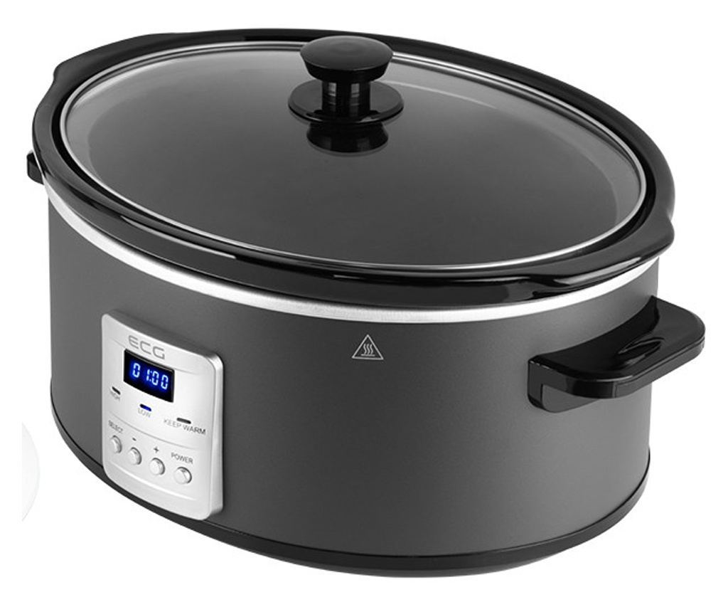 Oala electrica Slow cooker ECG PH 6530 Master, 6.5 litri, 270 W, vas ceramic, afisaj LED - 13