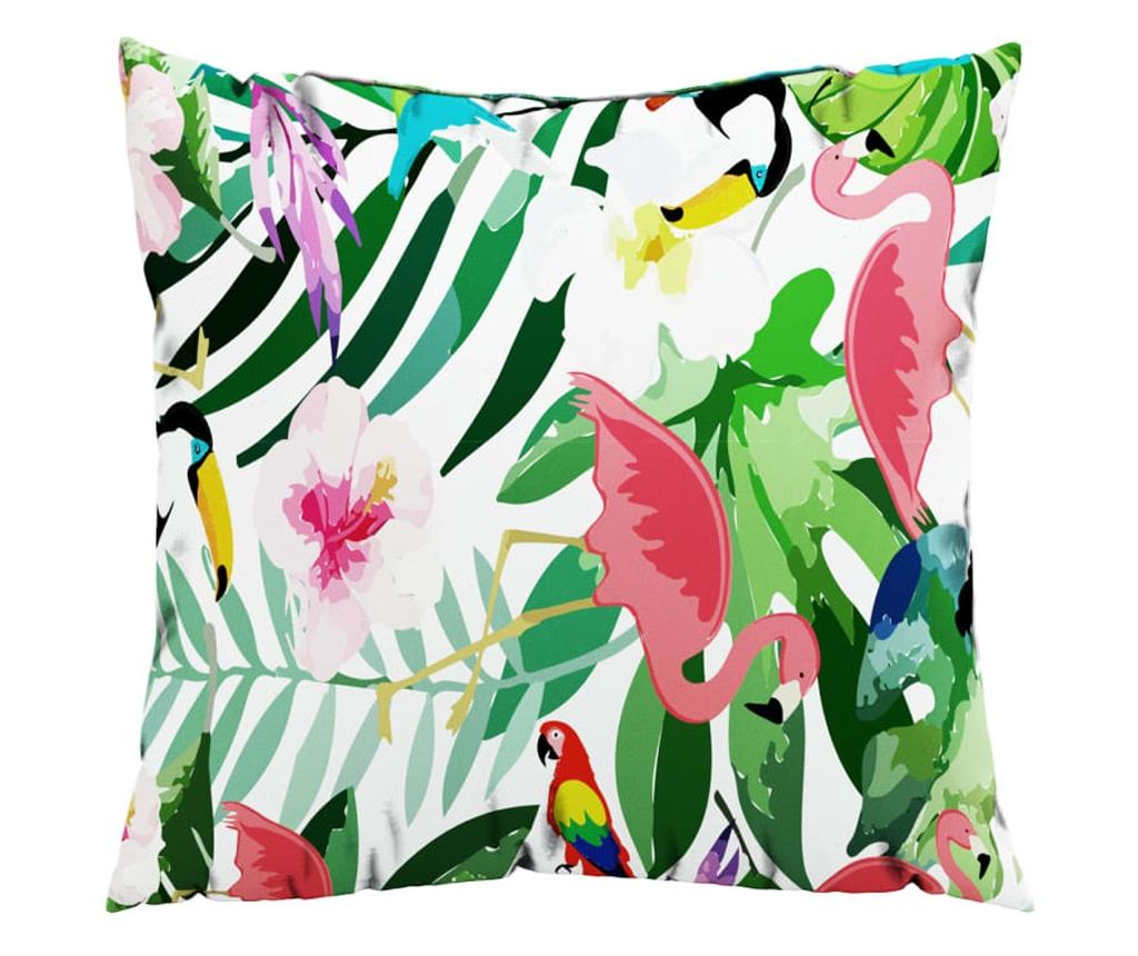 Ukrasni jastuci, 4 kom, višebojni, 65x65x16 cm, tekstil - 2