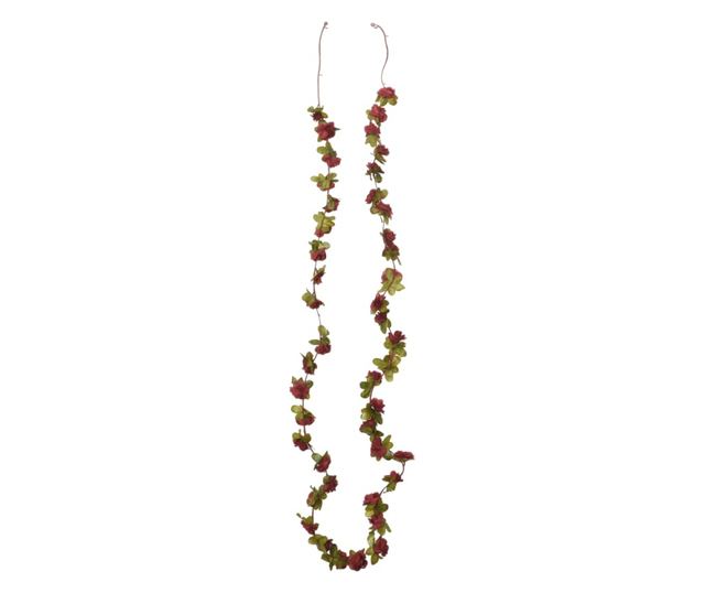 vidaXL Ghirlande de flori de Crăciun, 6 buc., roșu vin, 250 cm