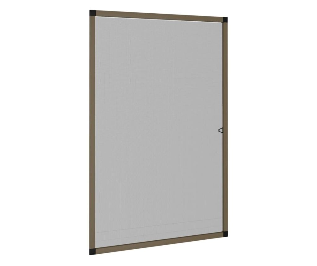 Síť proti hmyzu do oken, hnědá, 80x120 cm - 2