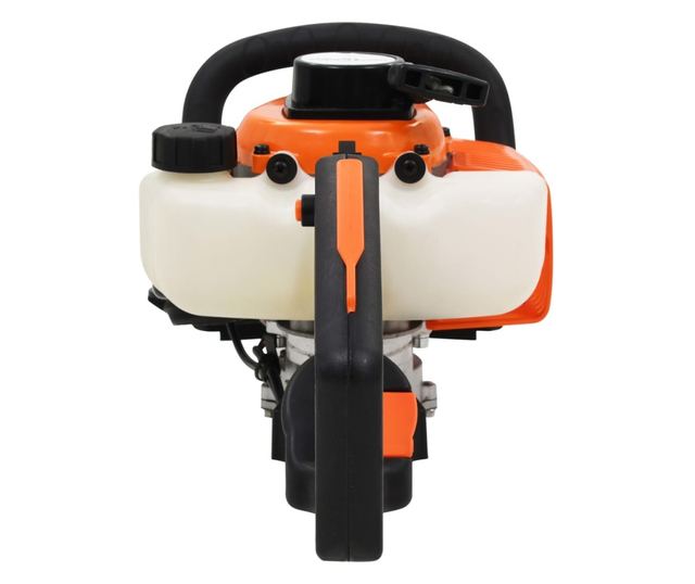 vidaXL Mașină de tuns gard viu, benzină, portocaliu și negru, 722 mm