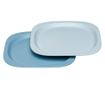 Set of 2 Eat Green flat plates for baby food, made of bio-plastic, dishwasher safe, 4+ months, nip 3706 thumbnail 4