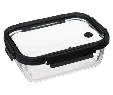 Caserola Clipe Plus, sticla, dreptunghiulara, 0.5 litri