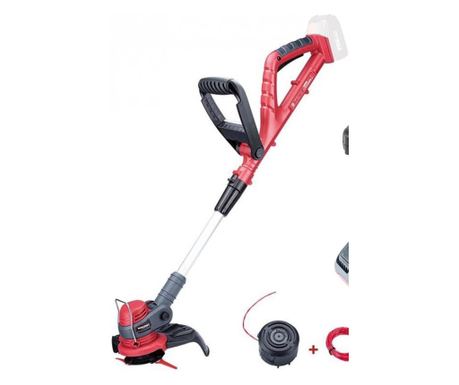 Акумулаторен тример за трева, 20V Li-ion, батерия 2 Ah, зарядно устройство, телескопична дръжка, 24 см, Worcraft