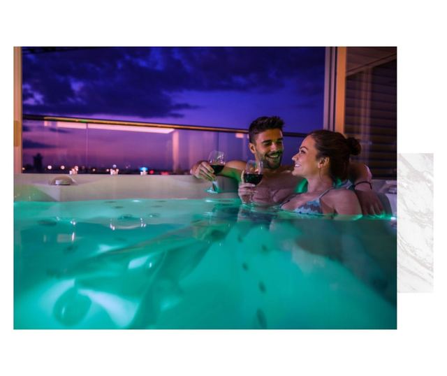 Jacuzzi cu Hidromasaj si SPA, 5 locuri, 2150 x 1900 x 800, 1500 L, MCT-27SPJ