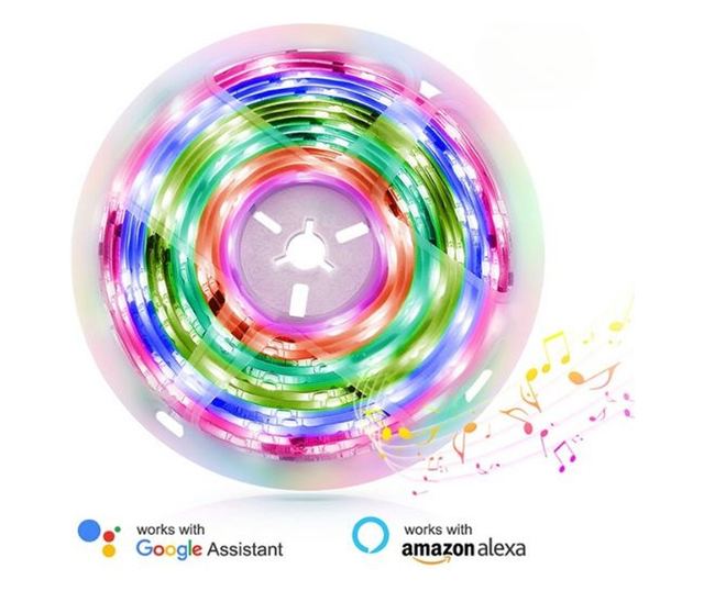 Mercaton Smart LED traka, IP65, 36W, Bluetooth, upravljanje putem aplikacije ili IR daljinskog upravljača, 5 metara