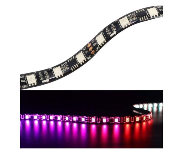 Smart LED traka, Mercaton, za ambijentalno osvjetljenje TV-a s dijagonalom 50"-65", upravljanje putem IR daljinskog ili aplikaci