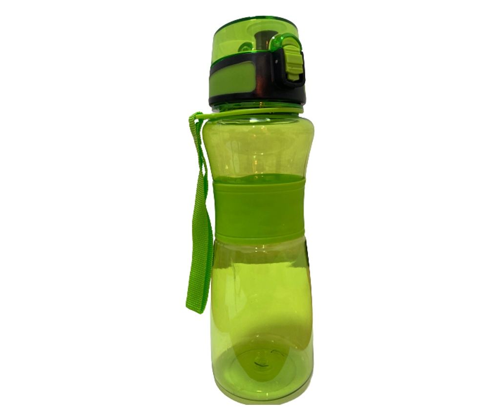 Sticla sport Excellent Houseware, plastic, 26x8 cm, verde