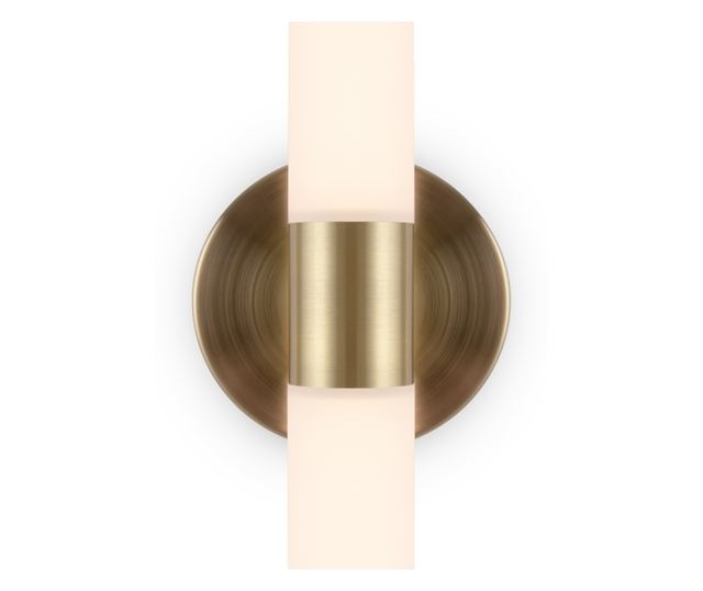 Aplica LED Axis MOD106WL-L10G3K, 10W, 1050lm, lumina calda, IP20, aurie, Maytoni