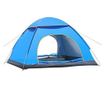 Комплект Mercaton, Автоматична палатка 3-4 души 200x200x135 см, Водоустойчива, UV защита, Синя и Хамак с дървена опора, Незаплит thumbnail 2