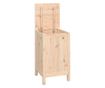 Шкаф за пране, 44x44x76 см, масивна борова дървесина