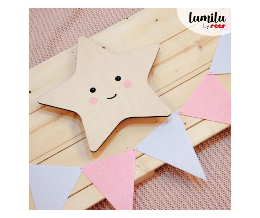 Reer Lumilu Silhouette Zvijezda LED noćno svjetlo, podesiva svjetlina i timer, oblik zvijezde - 4