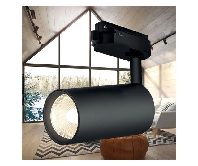 Tračna svjetiljka, GU10 grlo, crna, Braytron