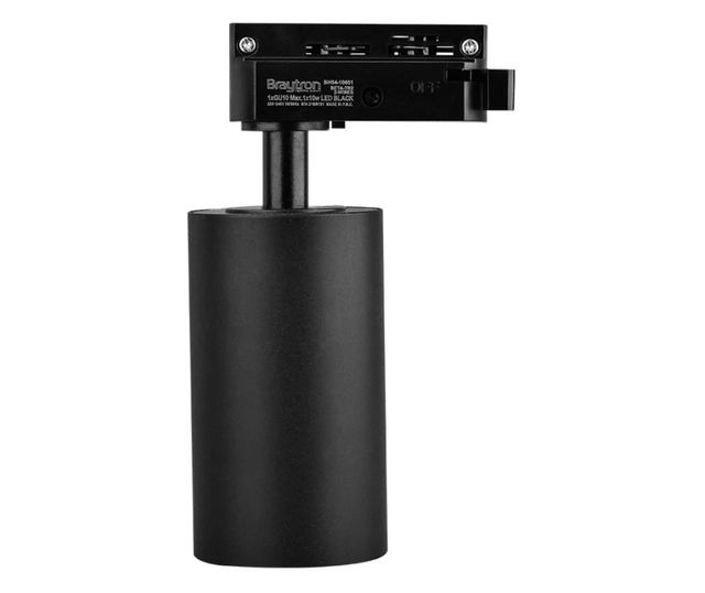 Tračna svjetiljka, GU10 grlo, crna, Braytron