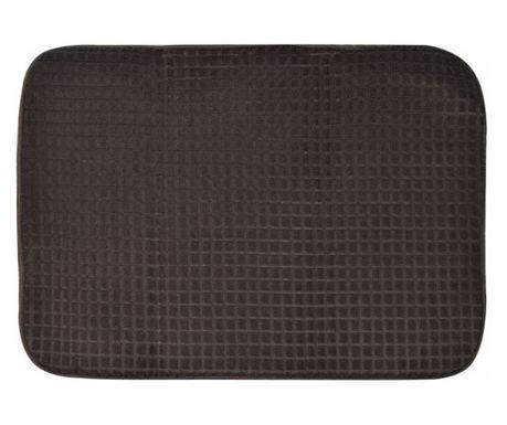 Prosop absorbant textil de bucatarie Pufo Kitchen pentru uscare pahare si vase, 50 cm, maro